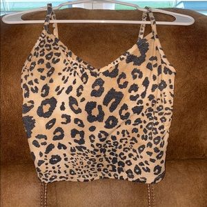 Cheetah tank top